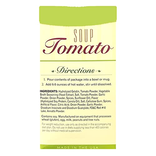 Nutmeg State Nutrition Healthywise - High Protein Soup, 15G Protein, Low Calorie, Low Fat, Low Carb, Ideal Protein Compatible, 7 Servings Per Box (Tomato) #TOP2