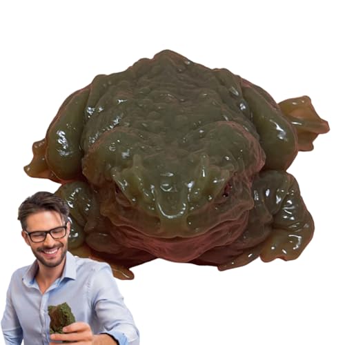 Pelotas Anti-Estrés para Adultos | Juguete Apretable Realista | Figura De Rana Juguete Anti Estrés para Niños Adolescentes y Adultos