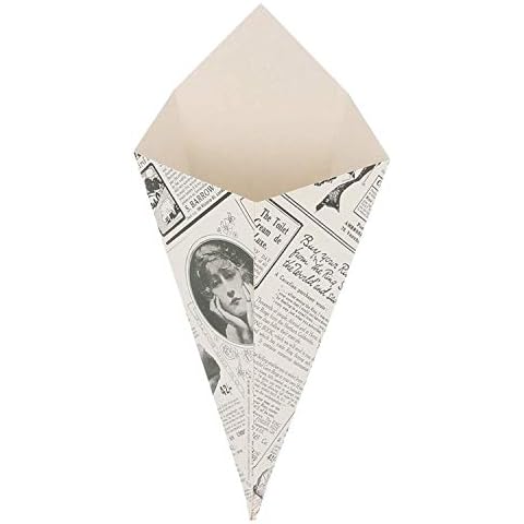 García de Pou Cucuruchos Fritas 'Times' 230G/M2 22X12,5 Cm Blanco Cartoncillo Cover