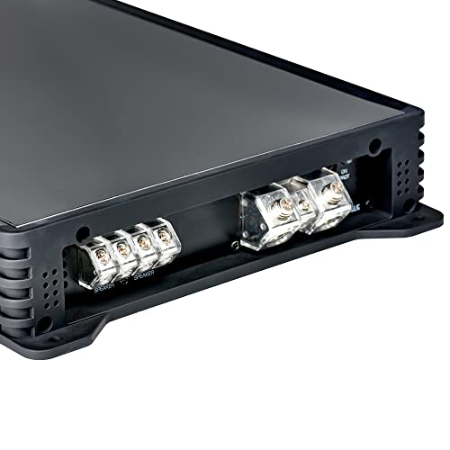 In Phase Car Audio IPA7001D 1 Ohm stabiler Monoblock-Subwoofer-Verstärker, 7000 Watt, Schwarz