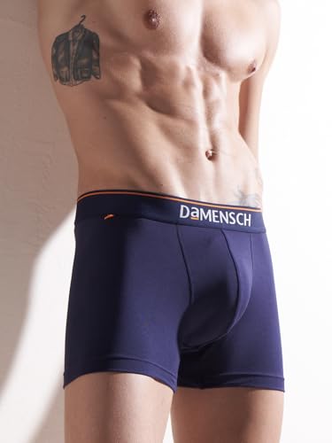 Image of DAMENSCH Men Deo-Cotton Trunk Pack, Anti-Bacterial Moisture Wicking Trunk (Pack of Assorted Colours I Color May Vary)