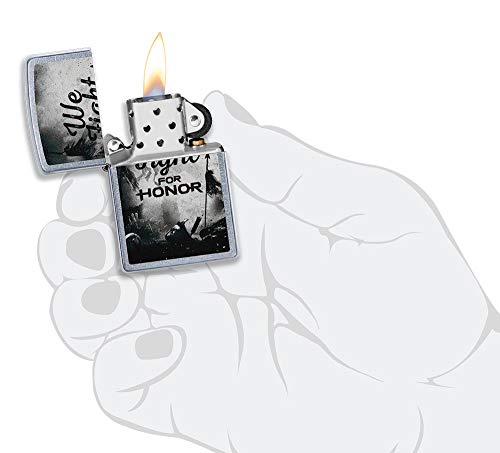 Image of Zippo for Honor Street Chrome Pocket Lighter, One Size