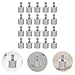 Hohopeti 20pcs 10g Gram Calibration Weight Kit for Digital Scales and Balances, Chrome Plated Precision Balance Calibration Weights Set for Lab and Industrial Use