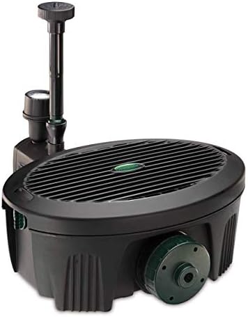Pennington Aquagarden , Inpond 5 in 1, Pond & Water Pump, Filter, UV Clarifier, LED Spotlight and Fountain , All in One solution for a Clean, Clear and Beautiful pond , For Ponds up to 200 Gallons