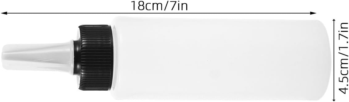 10PCS Hair Color Applicator Bottles - Squeeze Dropper Bottle with Measuring Scale for Salon Oil Hair Coloring Scalp Styling