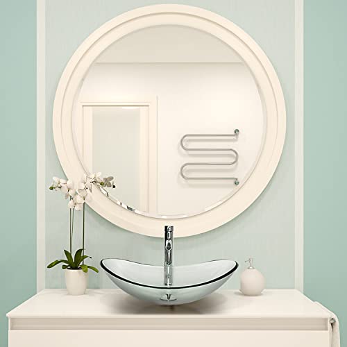 Boat Shape Bathroom Glass Vessel Sink With Chrome Faucet And Pop-Up Drain #TOP6