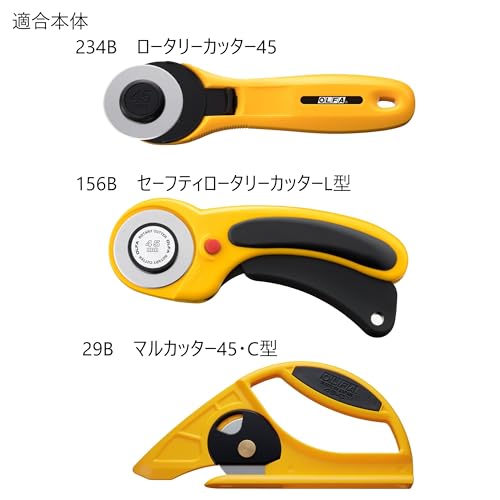 Lames pour cutter rotatif RB45-10 parfaites pour le patchwork et couture