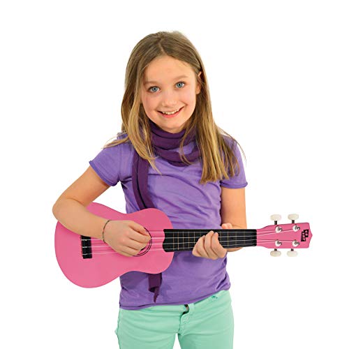 CB Sky Soprano Ukulele 53cm Anfänger, Schüler Hawaiian Gitarre (Pink)