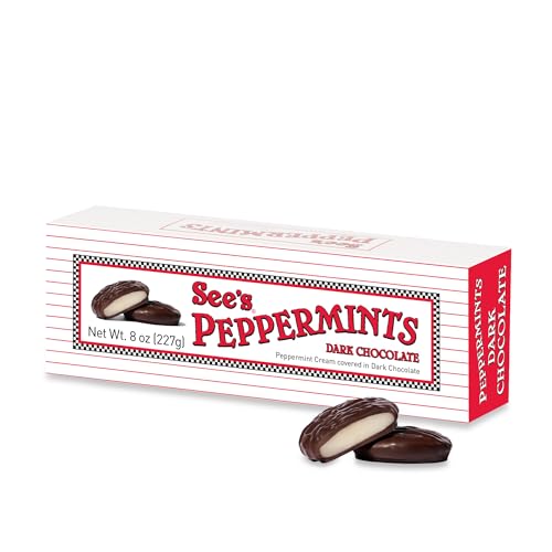See's Candies 8 oz Dark Peppermints