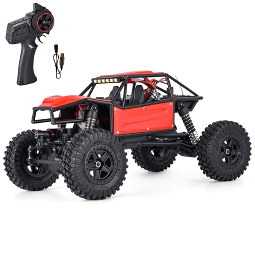 TOUCAN RC HOBBY 1:18 RC orugas coche teledirigido vehículos todoterreno 370 motor ESC batería luz 15KM: H velocidad modelo de juguete para niños adultos modelo de hobby