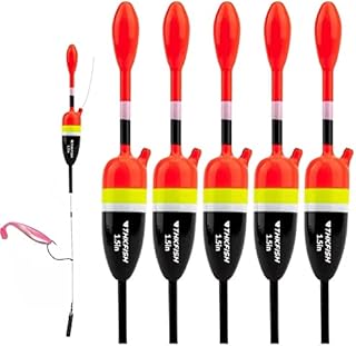 THKFISH Fishing Bobbers Fishing Floats and Bobbers Slip Bobbers for Fishing Balsa Floats Crappie Fishing Bobbers Floatage 1/7oz(1.5