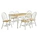 Better Homes and Gardens Autumn Lane Windsor Chairs, Set of 2, White and Natural