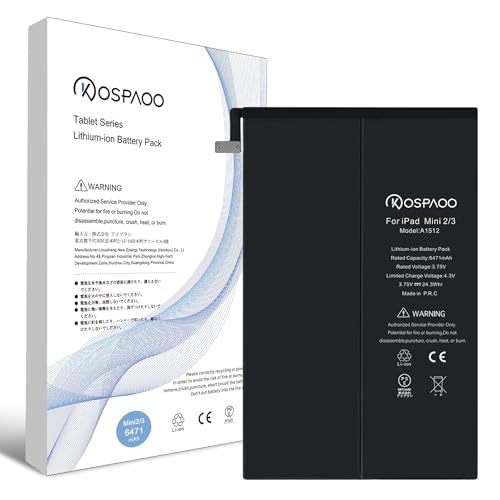 Amazon.co.jp: KOSPAOO for iPad mini2/3 バッテリー 第2/3世代