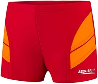 Aqua Speed boys swim trunks | Swimming trunks | 104-152 cm | Modern | Perfect Fit | UV protection | Chlorine resistant | Drawstring