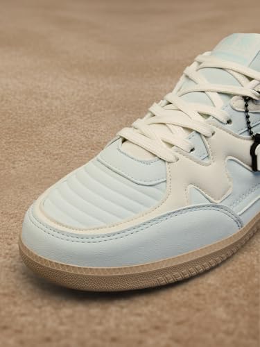 Image of The Souled Store Kanso V2: Men and Boys Low Top Sneakers | Premium Suede Trainer with Cushioned Insole, Retro Gum Outsole & Lace-Up Closure