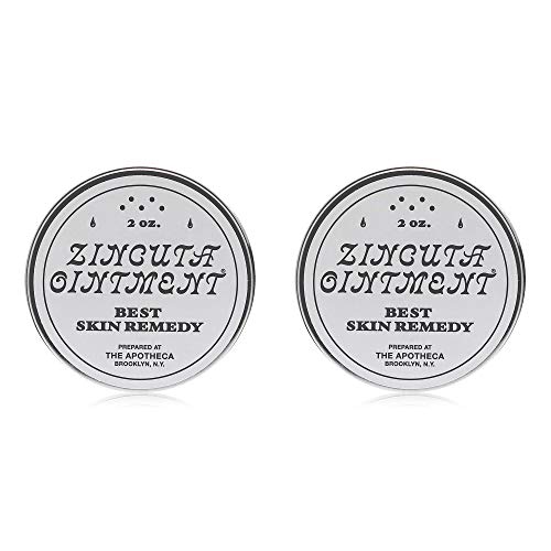 Zincuta Skin Ointment for Psoriasis, Eczema, Dry Skin, Chapped Lips, Poison Ivy Blisters