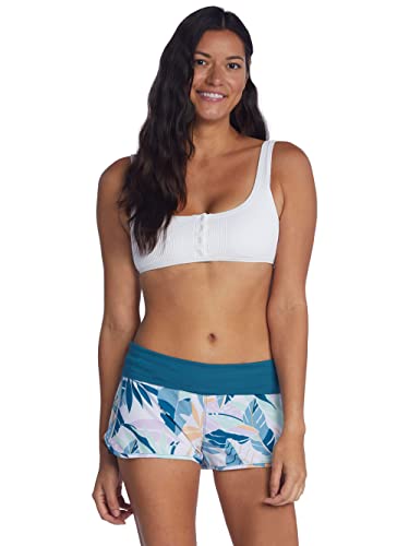 Roxy Endless Summer pantalones cortos florales XXL con tejido elástico de agua