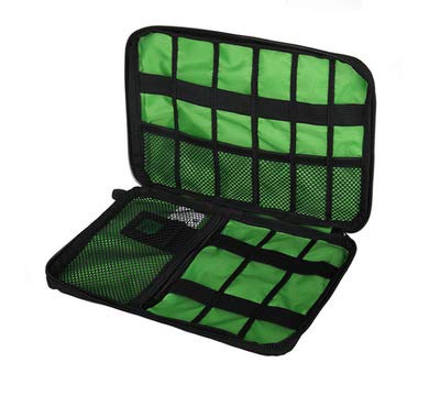 Bolsa organizadora de cabos Cicilin para viagem com organizador eletrônico, bolsa para tablet, Macio