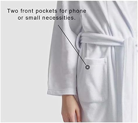 AFPANQZ Women Bathrobe with Pockets Sleepwear Long Sleeve Lightweight Pajama Nightgown - Image 6