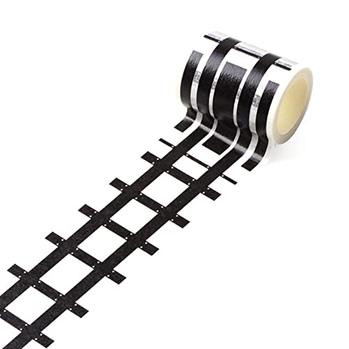 gormyel Cinta de Carretera para niños,Pegatinas de Cinta Adhesiva | Pista de Tren de Juguetes para niños, Rollo de Pegatinas para Pista de Coches, Juego Interactivo Entre Padres e Hijos para niños Cover