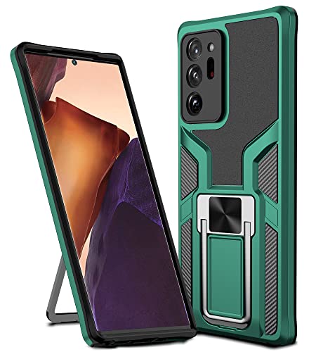 MGAH Coque compatible avec Galaxy Note 20 Ultra avec béquille et protection de l'objectif, élégante, facile à prendre en main et résistante aux chocs pour Samsung Galaxy Note 20 Ultra