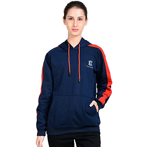 Image of Women's Sweatshirt Full Sleeve Kangaroo Pocket Pullover Hoodies - CKHD-G-08-01-S