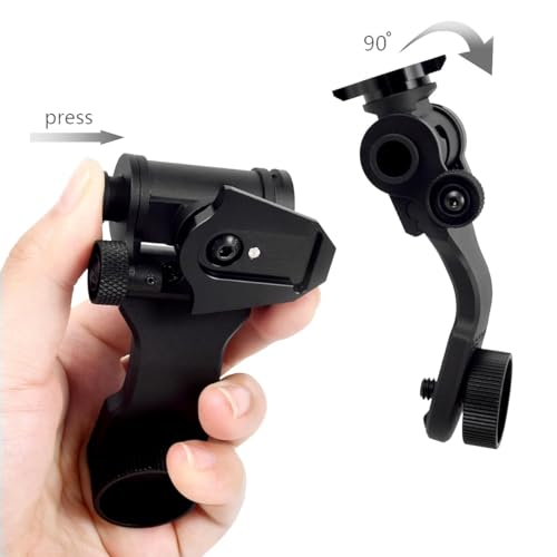APLUSGEAR Dovetail J-Arm for PVS 14 Night Vision Goggles Mount MVG Helmet Adapter for L4G24 – vue 2