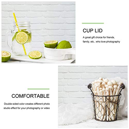 Mobestech Double- Sided Pano de Fundo Fundo Fotográfico Pano de Fundo Estúdio de Fotografia Adereços