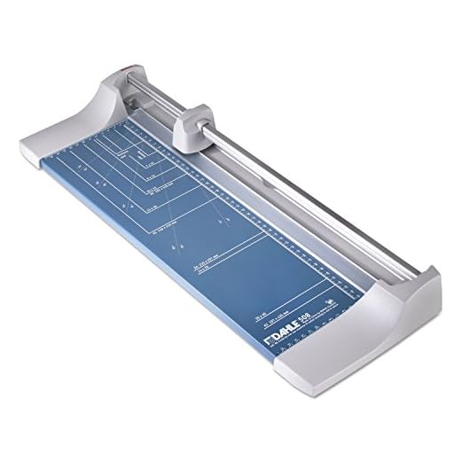 Dahle 508 Personal Rotary Trimmer, 18" Cut Length, 7 Sheet Capacity, Self-Sharpening, Automatic Clamp, German Engineered Paper Cutter
