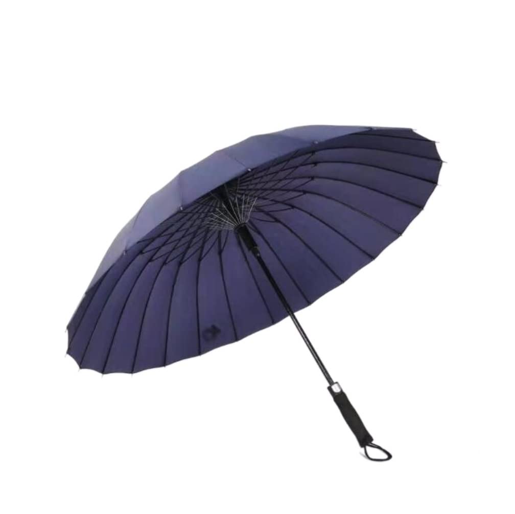 Paraguas Mujer 44 pulgadas grande de gran tamaño ventilado Abrir palo abiertos paraguas al aire libre viaje camping paraguas Paraguas Antiviento (Color : A, Size : 44 Inch)