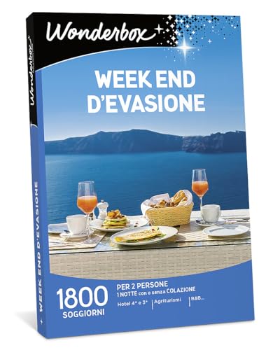 Wonderbox - Cofanetto Regalo - Week End d'evasione - 1 Notte...