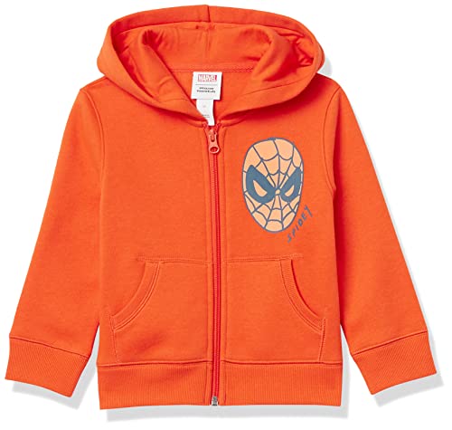 Amazon Essentials Disney | Marvel | Star Wars Boys' Fleece Zip-Up Sweatshirt Hoodies, Marvel Spidey, Large #TOP26