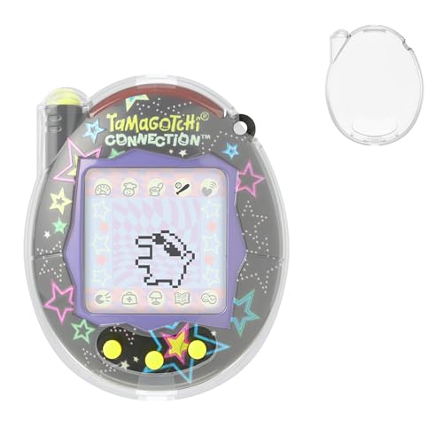 SGHLDE for Tamagotchi Connection V3 Case, Clear Hard PC Drop-Proof Protective Cover, Transparent Portable Carrying Storage Case for Tamagotchi Connection Accessories (Cover Only), Translucent