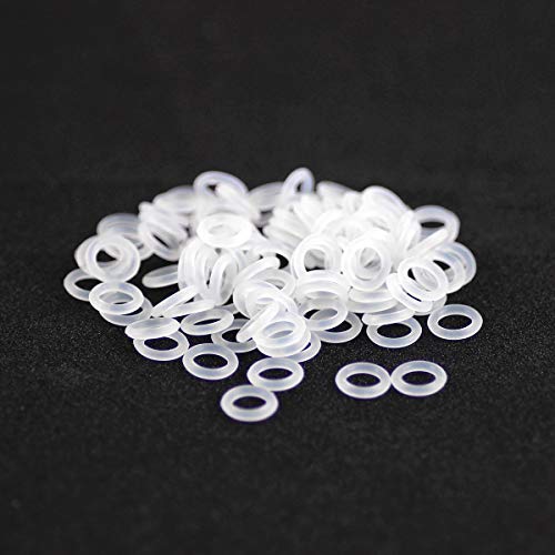 Image of Rubber O-Ring Sound Dampeners for Mechanical Gaming Keyboard 144 pcs Transparent (144)