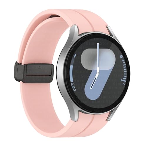 Bracelet silicone rose Galaxy Watch 6 Classic de sport et yoga chic