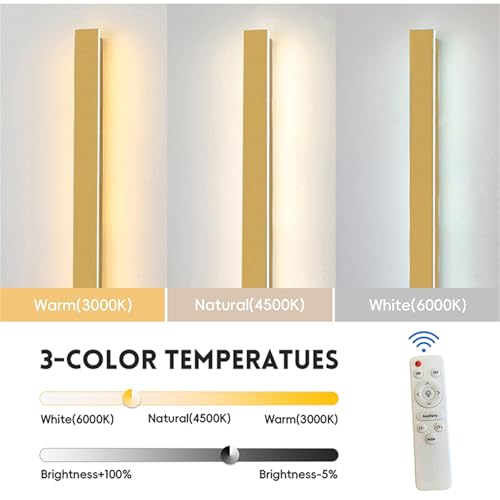 Éclairage mural pour chambre et couloir ajustable à télécommande - 2