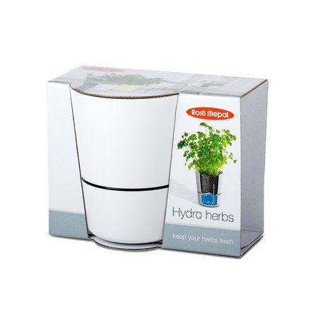 Rosti Mepal Hydro Plantenpot voor aromatische planten, irrigatie door  capilariteit, diameter: 13 cm, oranje : Amazon.nl: Tuin, terras & gazon