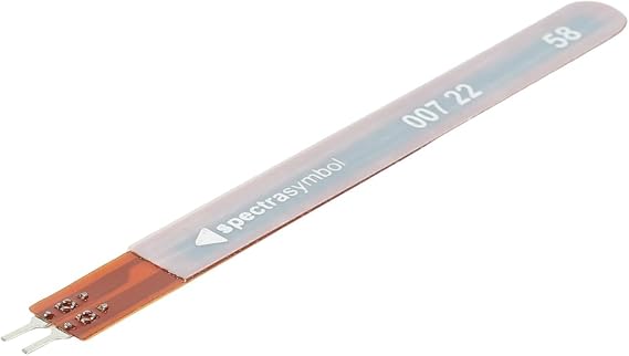 F-lex Sensor 2.2 Inch Bend Sensor For Robotic Gloves, 73.66mm Flexible Bending Resistance Detector With 2-Pin Pins For Electronic Projects And Interactive Devices(2.2)