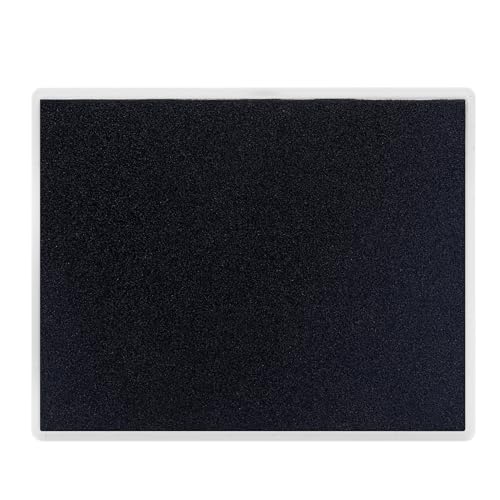 Ink Pad 5 x 4 Inch Craft Large Stamp Pad for Rubber Stamps Finger Painting (Black)