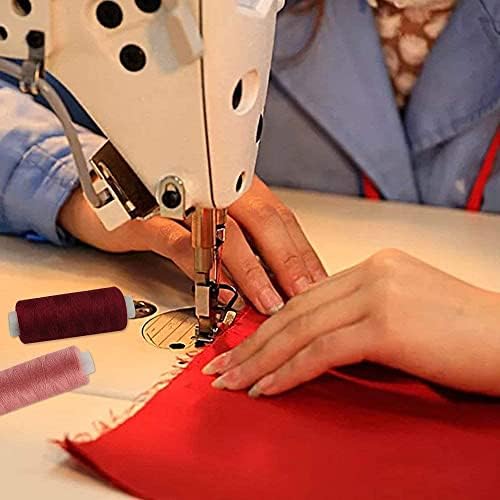 Sewing Thread Tray Thread for Sewing Spools Colored Polyester Sewing Supplies Kit Ideal for Quilting Stitching Hand Sewing Machine Sewing Assorted Colors 39 Threads Set