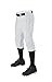 WILSON Sporting Goods Deluxe Adult Poly Warp Knit Pinstrip Baseball Pant, Medium, White with Royal Blue