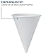 Solo 42R-2050 4.25 oz White Paper Cone Cups (Case of 5000)