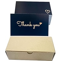 RXBC2011 100 Little Thank You Cards Gold Heart Costa Rica - View #9