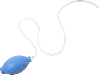 ERINGOGO Oral Muscle Exerciser Tongue Trainer Tool with Silicone Suction Tip for Swallowing Therapy and Speech Delay Rehabilitation Blue Long Tube Design