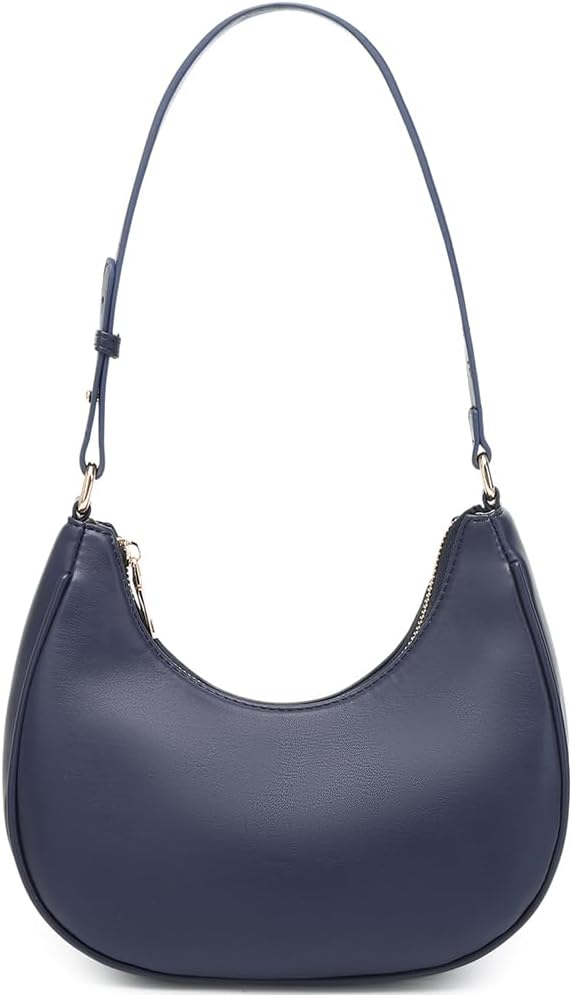 Crescent Shoulder Bags for Women Cute Hobo Tote Handbag Under the Arm Purses Mini Clutch Purse with Zipper Closure | Crescent, Cute, Under the Arm, Purses, Mini, with Zipper Closure