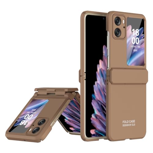 Coque Oppo Find N2 Flip fine et légère avec protection de charnière robuste - Kahverengi