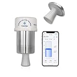 Smart Heating Oil Tank Gauge, WiFi Oil Meter(Connect via Bluetooth), Wireless Oil Level Monitor with Concentrator, Fit for iOS & Android (Single Probe - Pure White)
