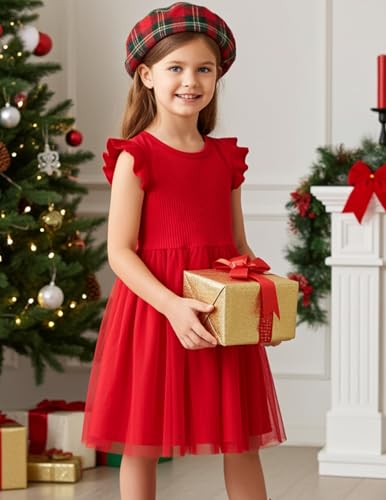 Image of PATPAT Girls Tulle Tutu Party Birthday Princess Formal Fancy Princess Dress