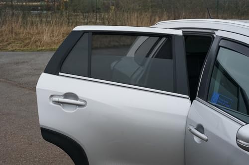 Satz Car Shades kompatibel mit Suzuki S-Cross 5 türer 2022- (6-teilig) Passgenaue Sonnenschutzblenden