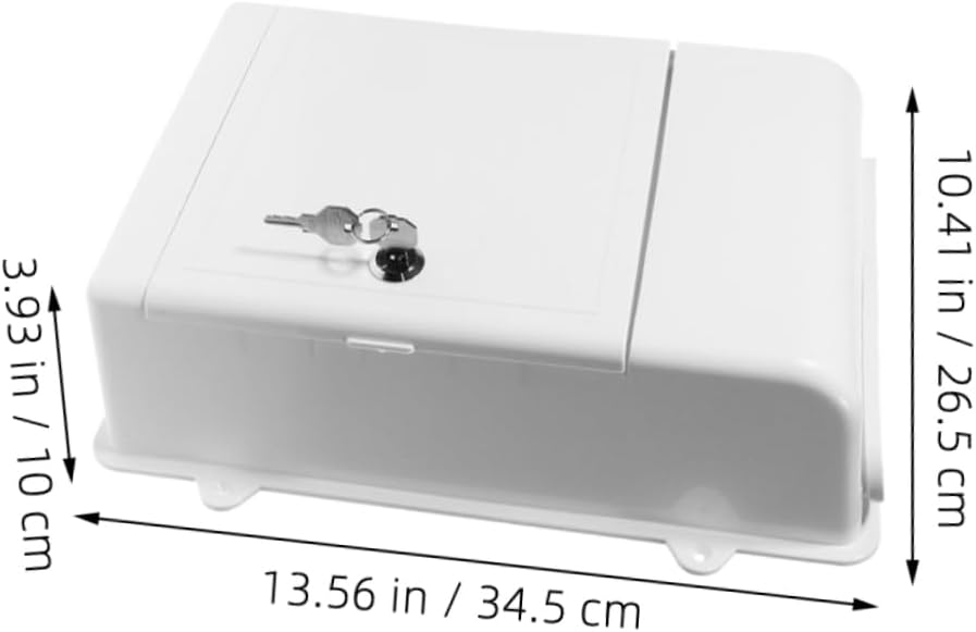 2set Outdoor Wall Mount Letter Box Large Capacity Mailbox for Suggestion Voting and Charity Collection